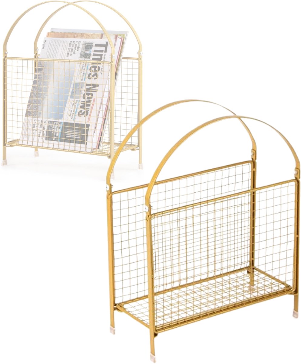 Zavio® Krantenbak - Lectuurbak - Tijdschriftenhouder - Magazinehouder