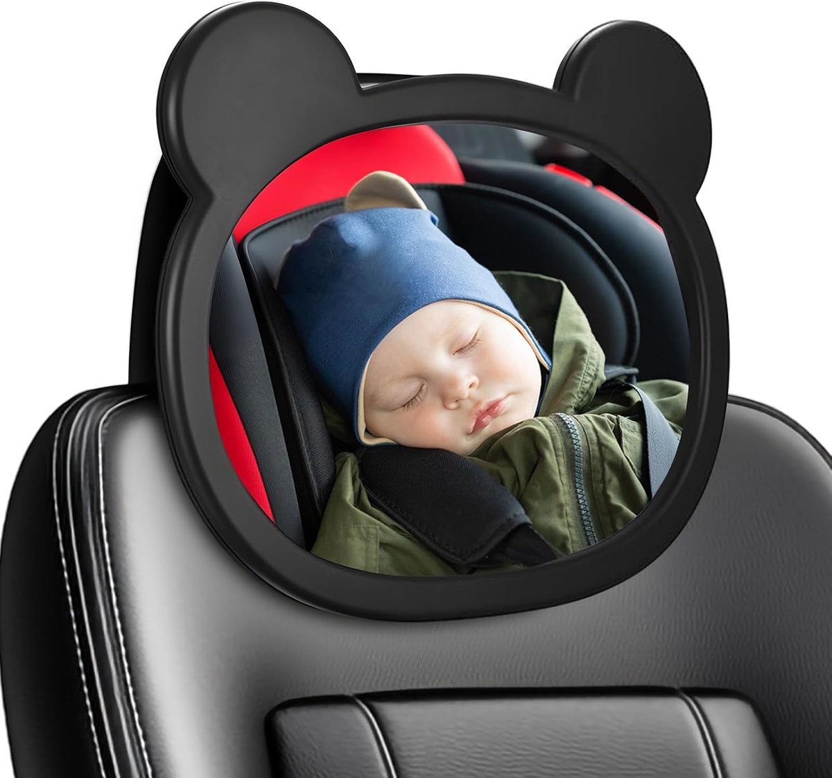 Autospiegel baby achterzit - hoge kwaliteit acryl - verstelbaar - veilig voor onderweg - ShopVlot