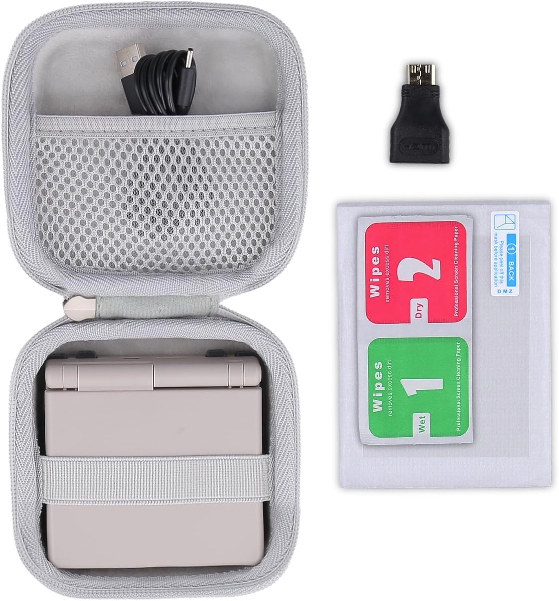 Opbergtas voor Handheld Game Console - EVA Bescherming - Inclusief HDMI Adapter en Screen Protector - ShopVlot