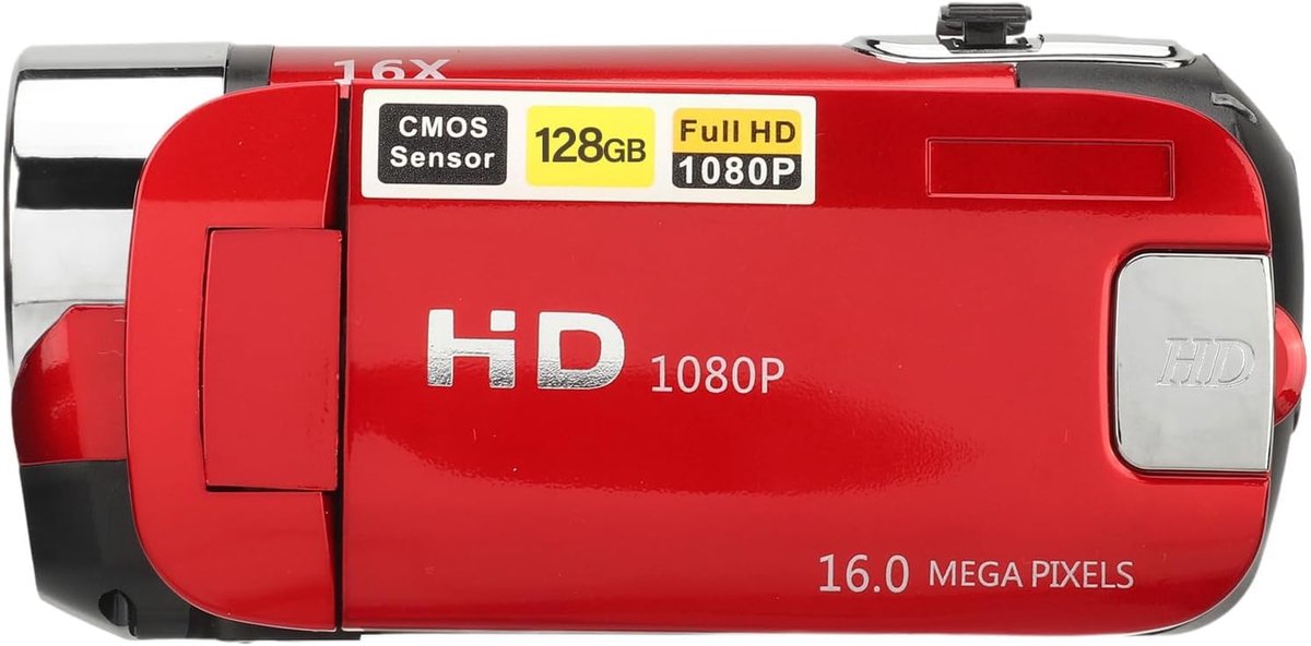 1080P HD digitale camera - 16x zoom - 16MP selfie camera - ideaal voor reisopnames - ShopVlot