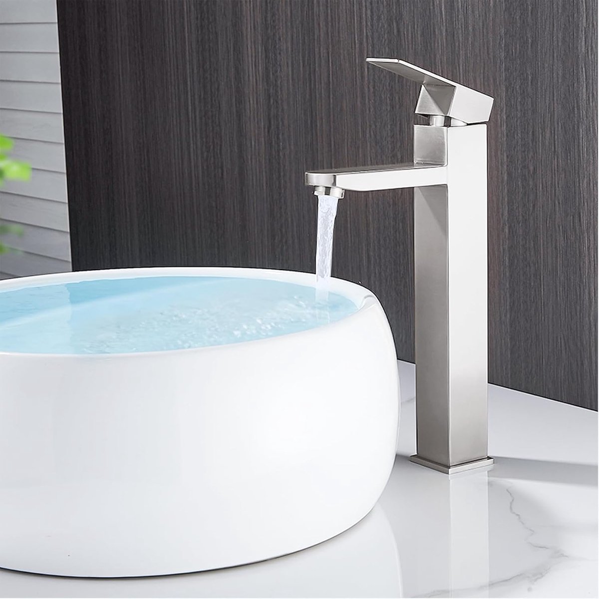 Mengkraan RVS - Drupvrije mengkraan - Stille enkele hendel - Waterbesparend voor badkamer en keuken - ShopVlot