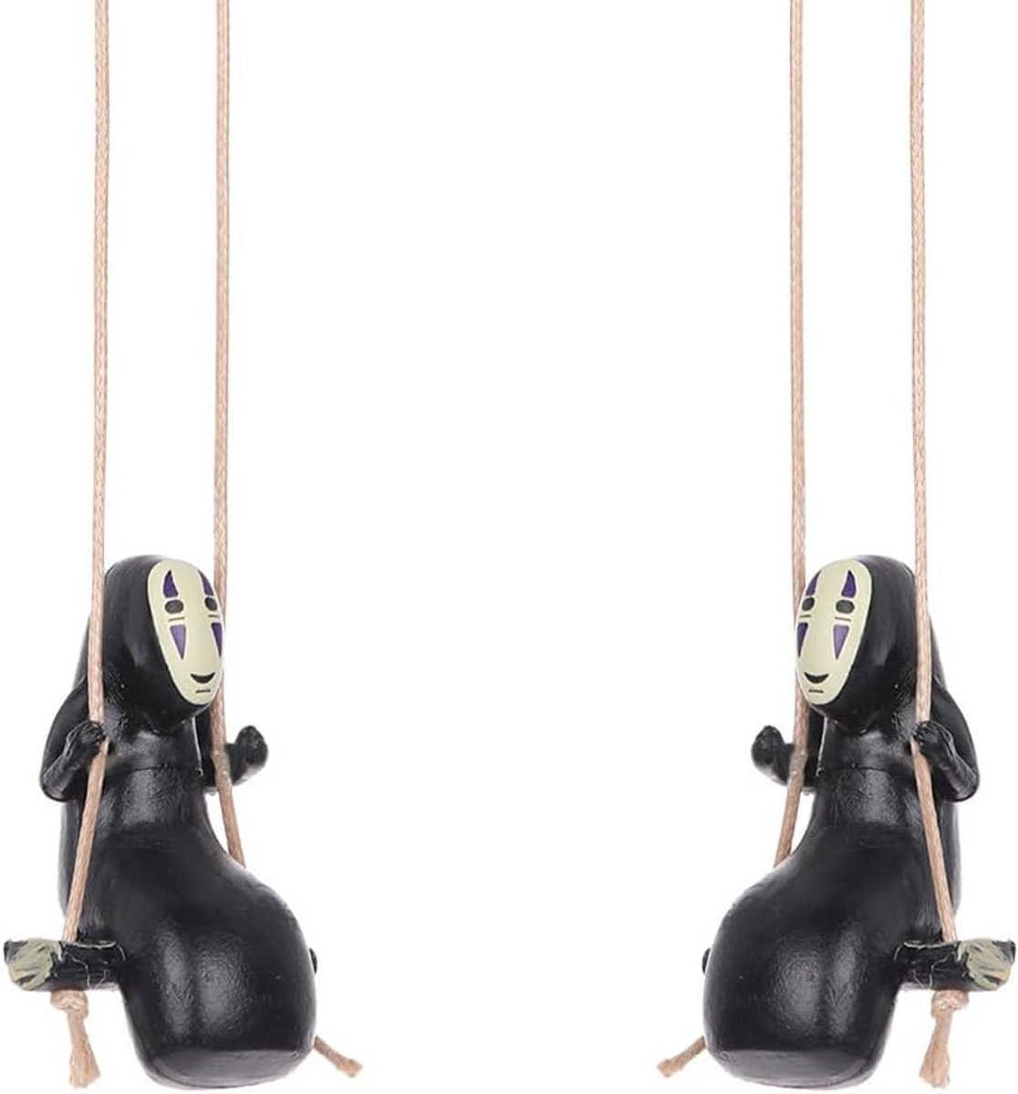 Anime figuur No Face Man - resin - schattige autoaccessoire - vrolijkere rit - ShopVlot