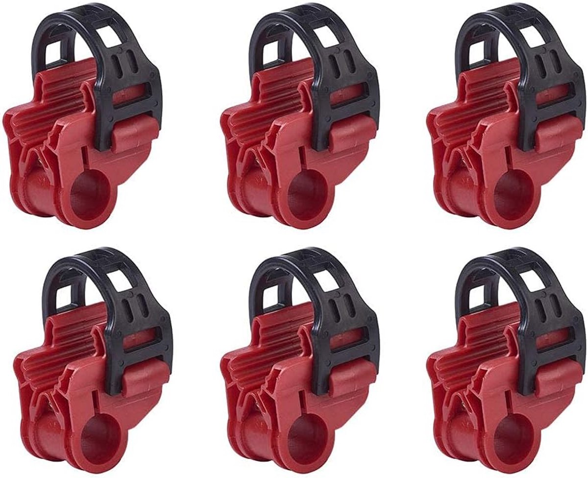 Fietsendrager bevestigingsset - 6-delige accessoires - ABS + rubber - Veilig bevestigen van fietsen - ShopVlot