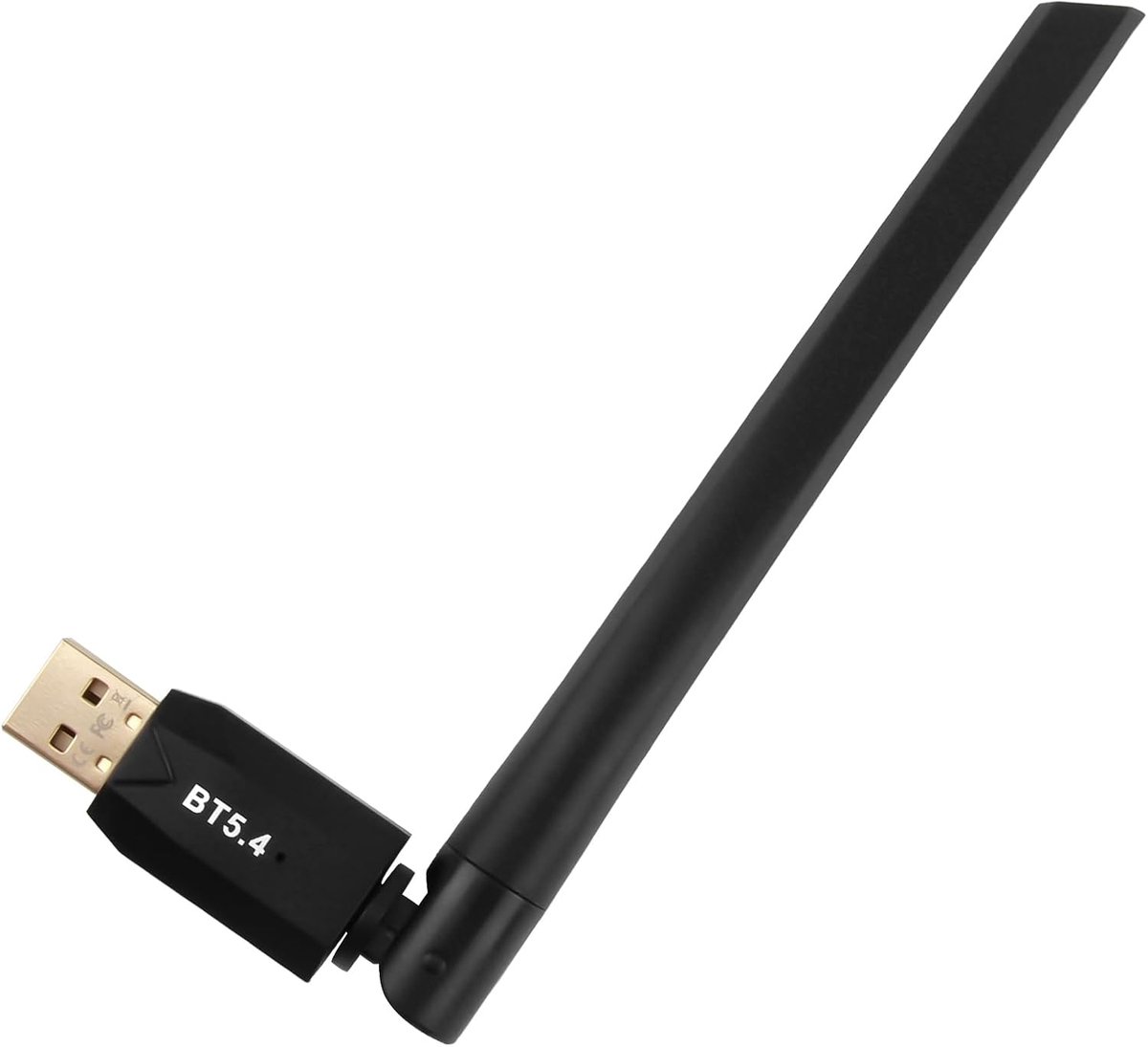 SnelShoppen - USB Bluetooth 5.4 Adapter voor PC, Lange Bereik 150m, Draadloze Dongle voor Windows 11/10/8.1/7, Bluetooth Extender voor Laptop, Hoofdte