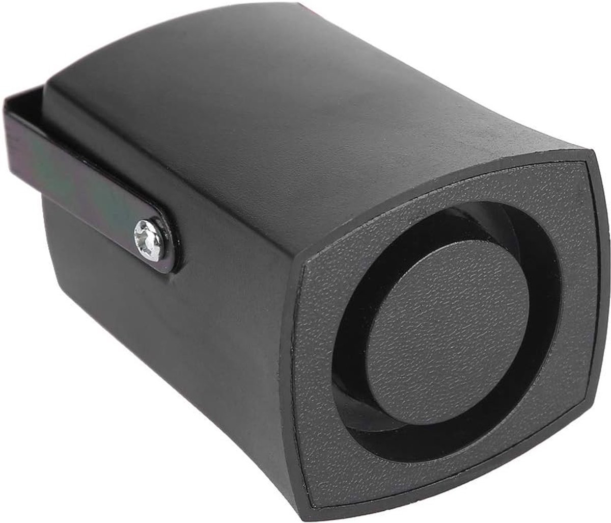 Achteruitrijalarm Buzzer - 12V Hoog Volume - Zwart ABS Materiaal - Verhoogt Veiligheid bij Achteruitrijden - ShopVlot