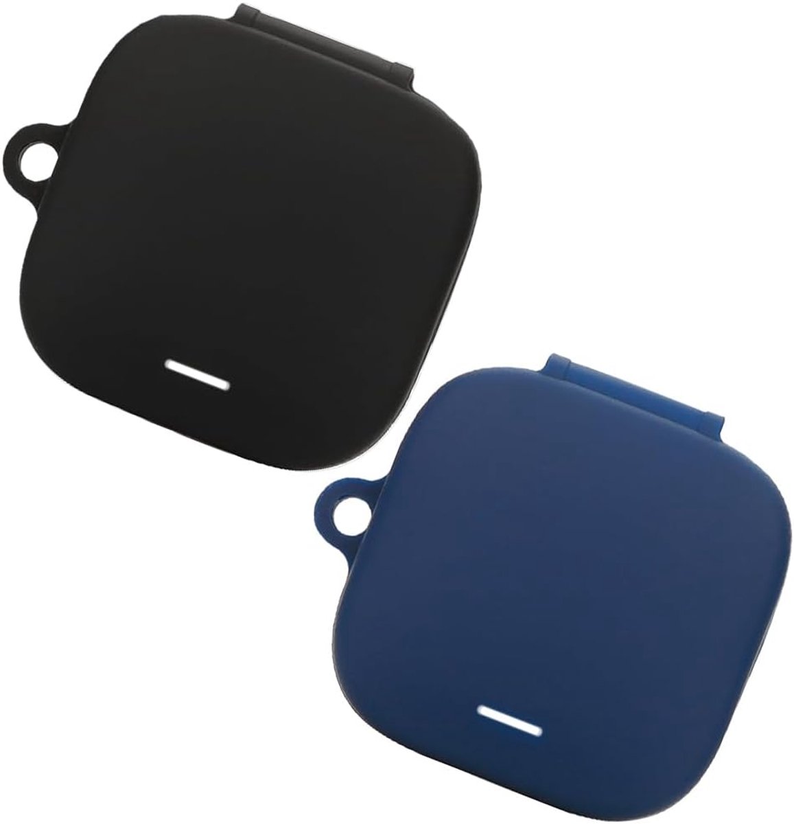 Silicone case voor Redmi Buds 6 Active - zwart/blauw - schokbestendig - perfecte bescherming - ShopVlot
