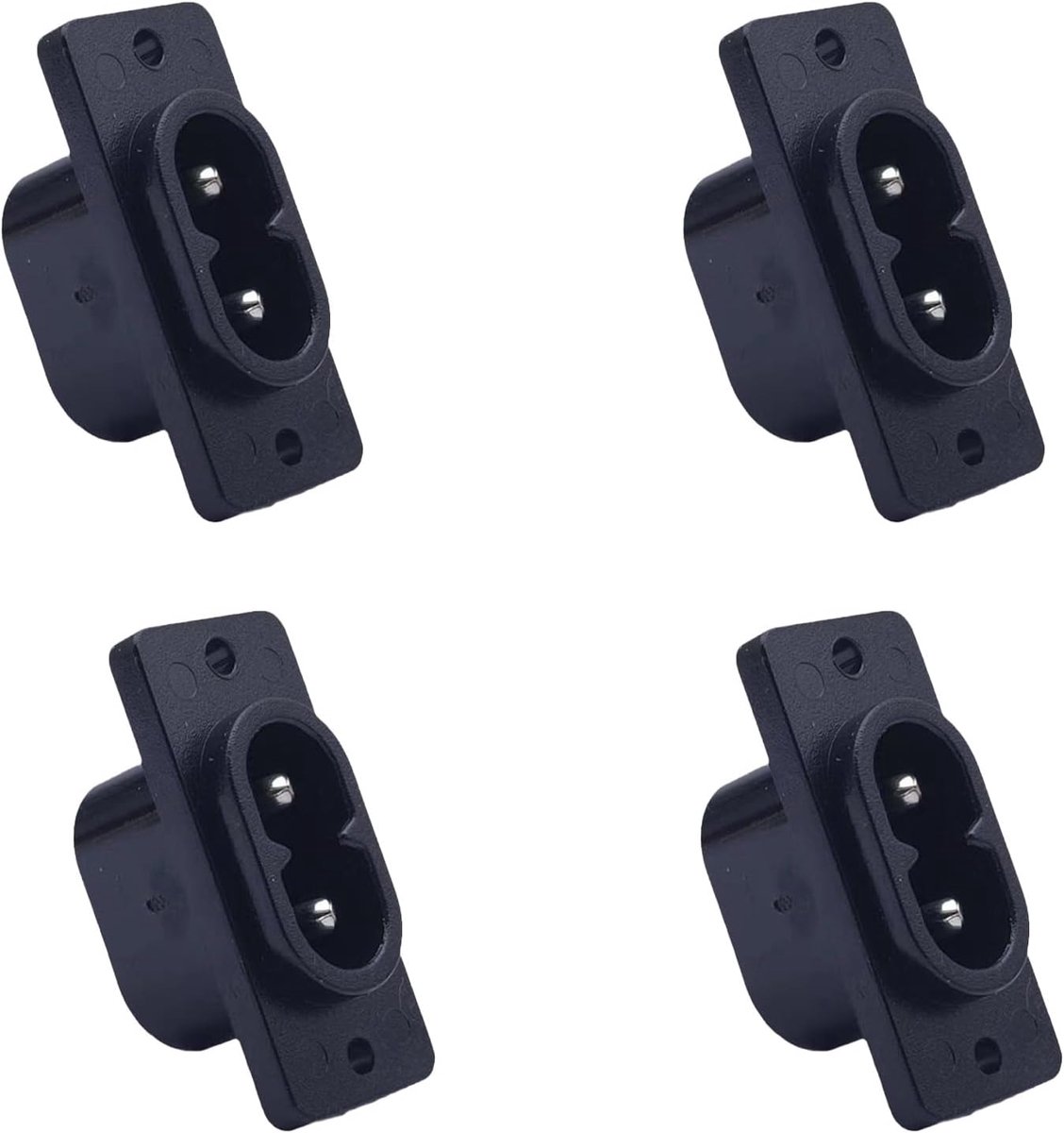 2-pins stekker IEC320 C8 - rechte plug - 250 V AC, 2.5 A - geschikt voor elektrische apparaten - ShopVlot