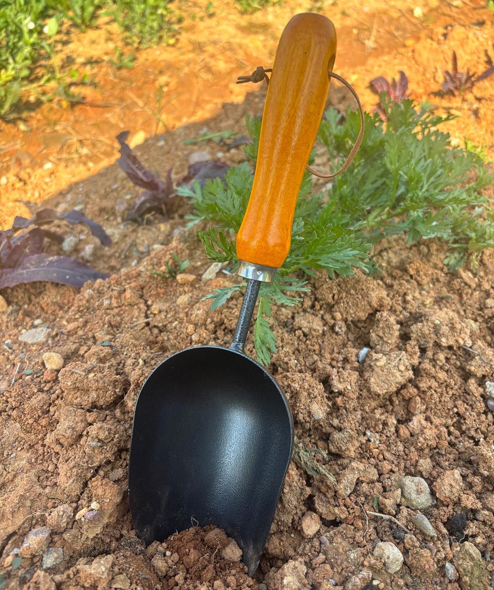 Tuin spade - roestvrij staal - handtroffel - ideaal voor planten en compostverplaatsing - ShopVlot
