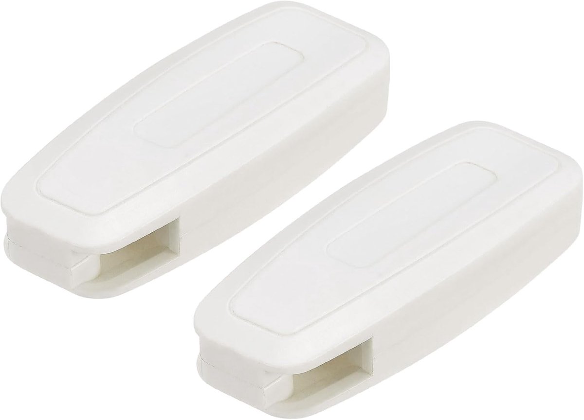blindtouw 80 mm - parelketting - wit - voor verticaal rolgordijn - ShopVlot