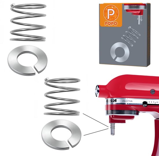 4-Pack RVS Onderdelen voor Keukenmachine Accessoires Mengkom Stabilisator — afbeelding 5