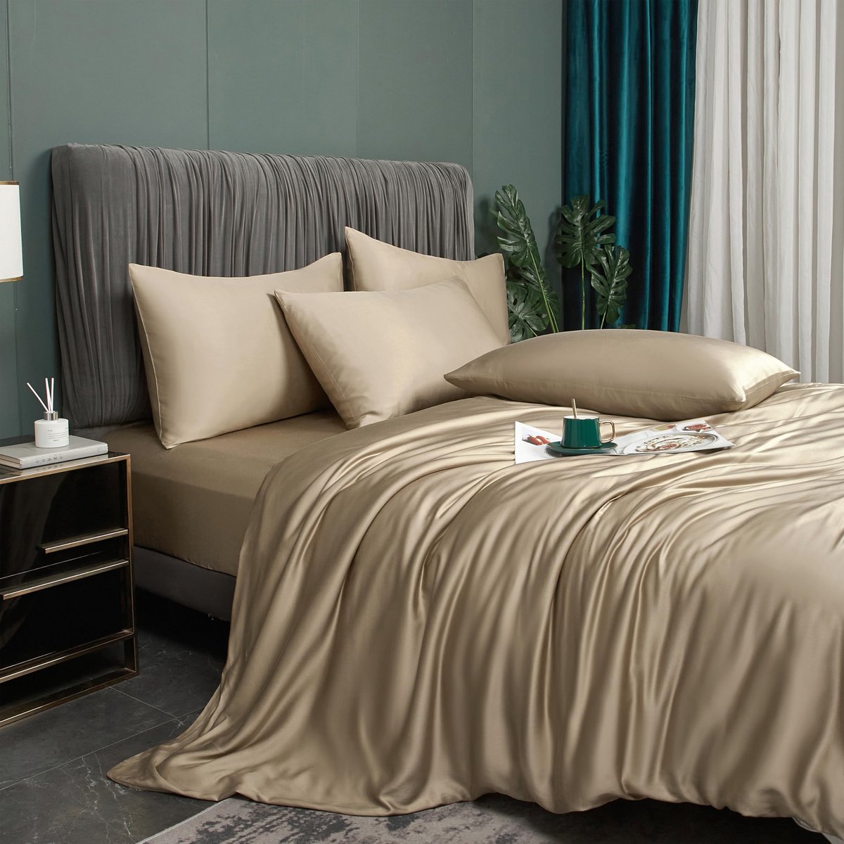Beddengoed 220 x 240 cm - bamboe - verkoelend - luxe slaapcomfort - ShopVlot