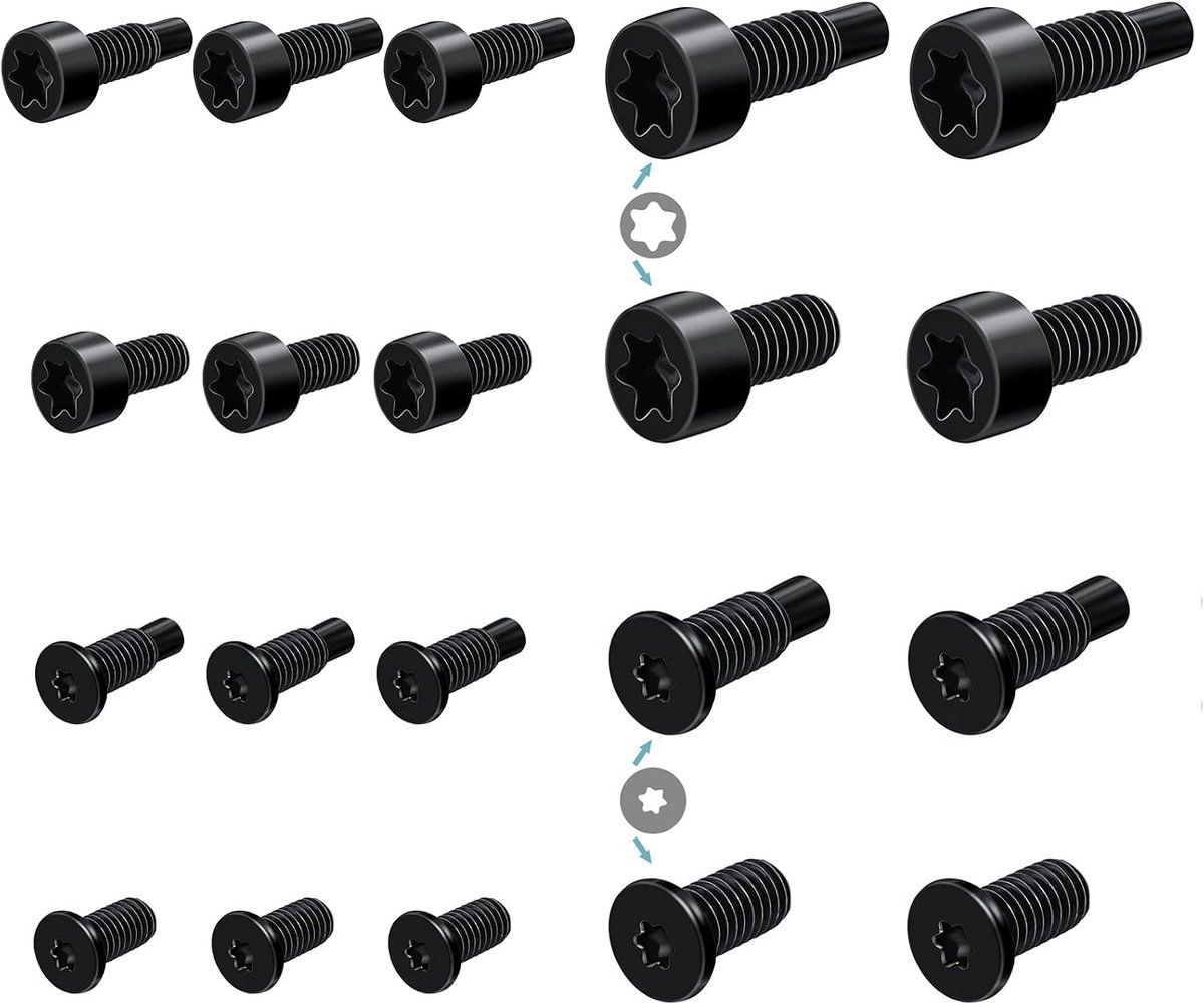 Deurbellen schroeven 20pcs - T5 & T16 - vervangingsset voor video deurbellen - geschikt voor slimme thuisreparatie - ShopVlot