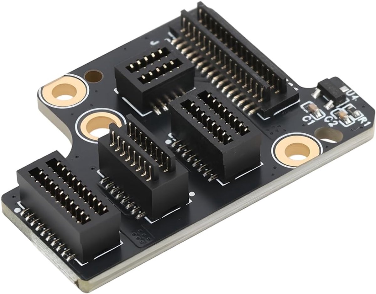 SnelShoppen - 3D Printer Extruder Interface Bord Compatibel met Bambu Lab P1 Serie - Extensie voor Hot End Plaat - Betrouwbaar en Veelzijdig