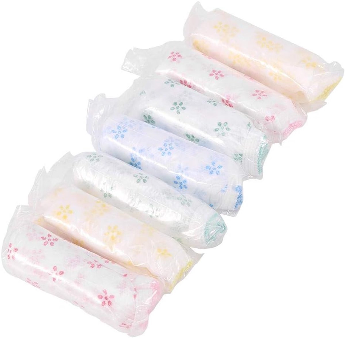 SnelShoppen - 7 Stuks Wegwerp Ondergoed Voor Zwangere Vrouwen, Postpartum Katoenen Short Panties, Ideaal Voor Thuis/Reis, Kleur Random