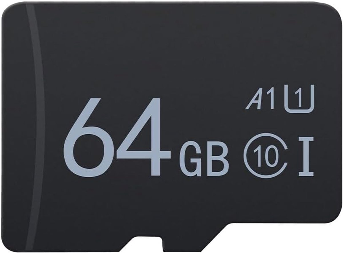 Micro SD kaart 64GB - Class 10 - Hoge snelheid - Geschikt voor camera's en smartphones - ShopVlot