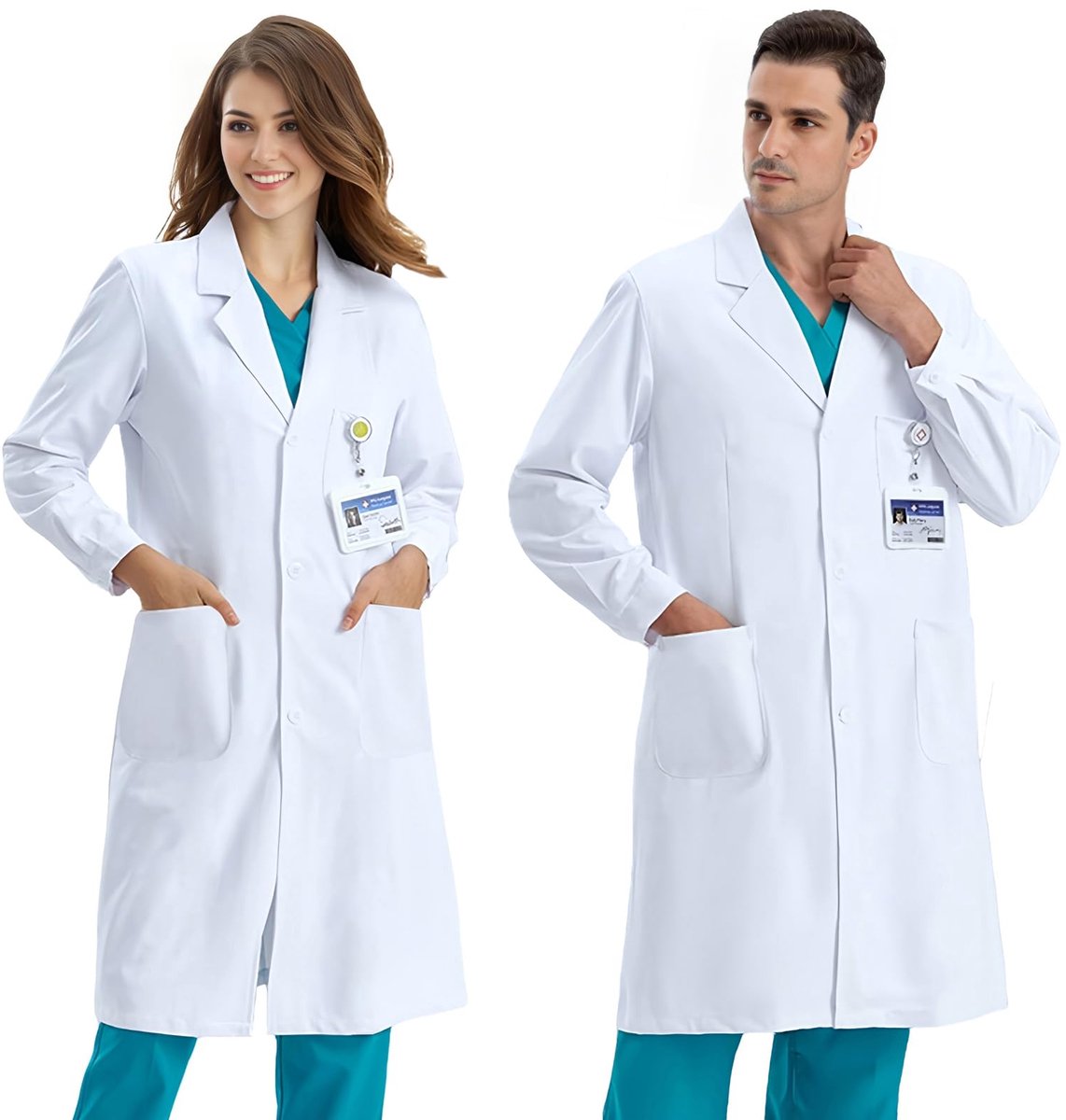 Laboratoriumjas XS - Katoen - Witte Medische Jas - Ideaal voor Hygiëne - ShopVlot