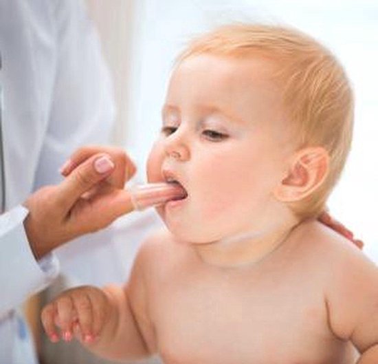 2x Vingertandenborstel - Baby tandenborstel - Tandenborstel op vinger - Siliconen tandenborstel - Vingerborstel dieren - Finger toothbrush - Transparant - Siliconen - Jonyx — afbeelding 3