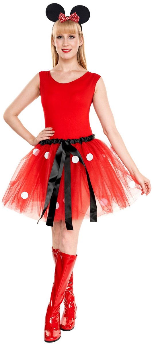 Mini Muis Tutu - Kostuum Petticoat Polka Dot Rok