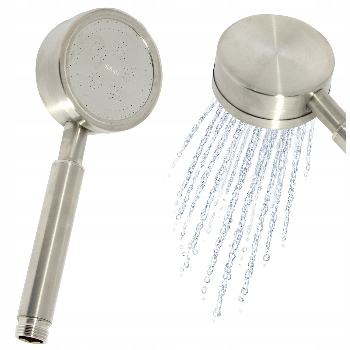 Douchekop RVS Geborsteld Eco Waterbesparend Universeel 1/2"