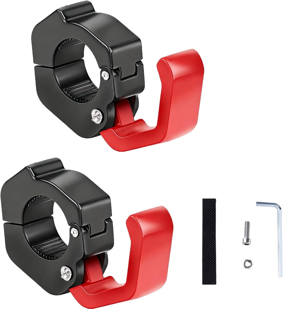 Scooter haken 2 stuks - aluminium legering - hoge draagkracht - veilig opbergen - SnelShoppen