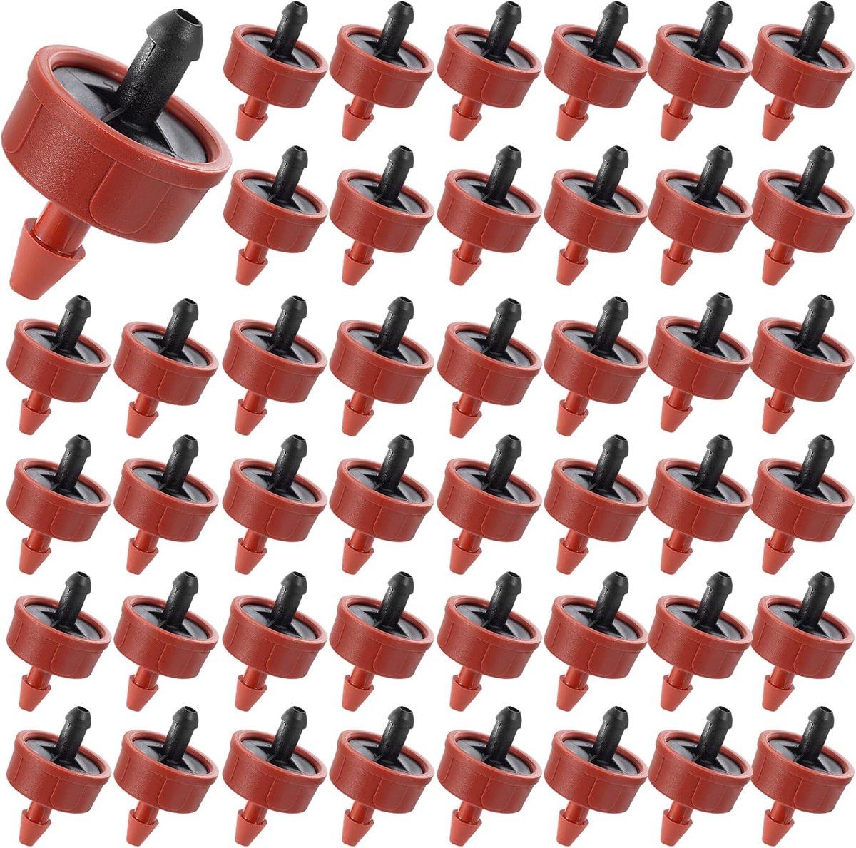 Drip emitter 4l/h - drukcompensatie - 60 stuks - constante waterstroom - ideaal voor tuinplanten - SnelShoppen