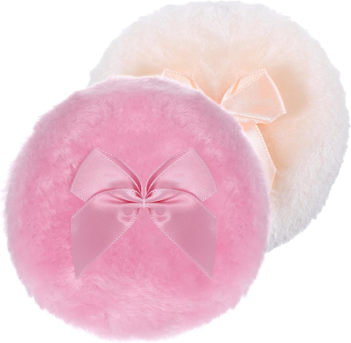Poederdoek 9.5cm - Zacht Wasbaar Herbruikbaar - Luxe Fluffy Textuur - Ideaal voor Make-up - SnelShoppen