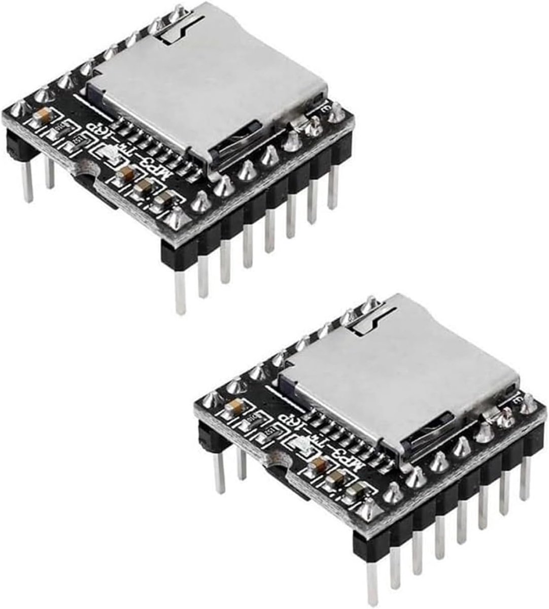 Mini MP3 speler module - compacte afspeelmodule - ondersteunt TF kaart en U-disk - ideaal voor DIY projecten - SnelShoppen