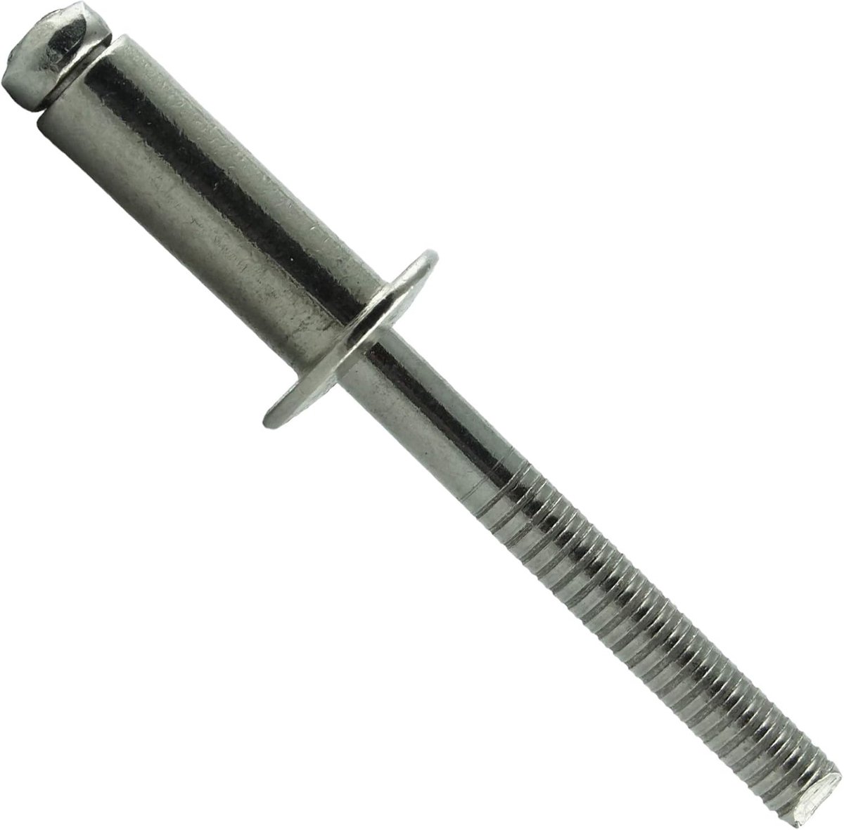 6 x 40 mm blindklinknagel (30 stuks) - met platte kop - popklinknagels DIN 7337 - ISO 15983 - klinknagels - roestvrij staal A2 V2A - roestvrij staal