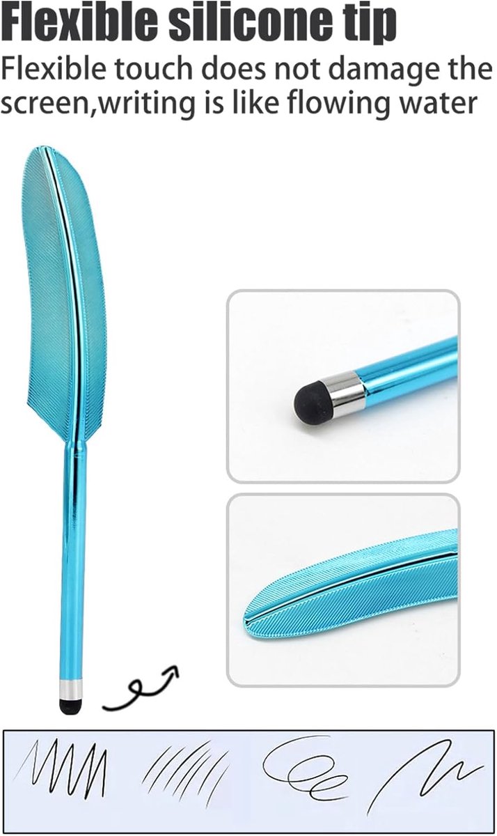 Compatibel voor Z Fold8 Ultra Slim S Pen, veer Stylus Pennen voor Touch Screens tablets, Galaxy Tab S Pen Vervanging, Input pen voor Galaxy Z Fold 7/Fold 8-Blue-A van compatibel — afbeelding 4