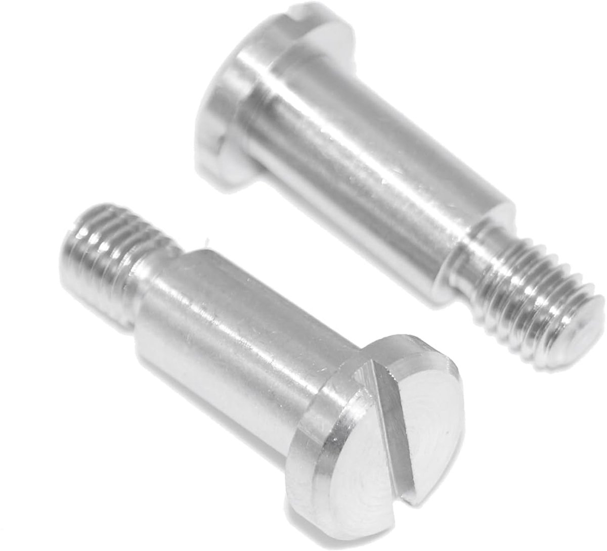 kopschroeven M6X25 4 stuks roestvrij staal A1 met sleuf en aanzet DIN 923, machineschroef - roestvrij (1.4305)