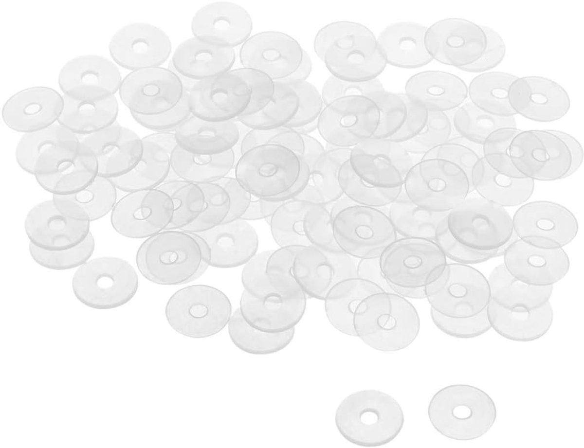 Platte ringen M3 bouten 8 mm OD 1 mm dik helder M3x13mmx0.9mm