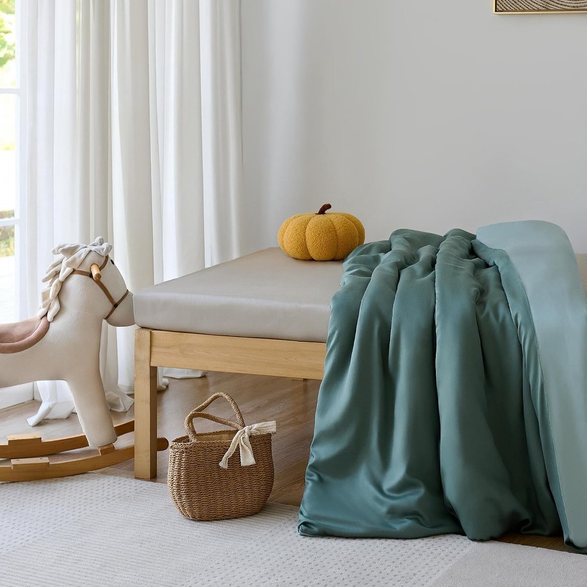 Dekbedovertrek Kinderen 120x150 - 100% TENCEL Lyocell Satijn - Ademend en Temperatuurregulerend - SnelShoppen