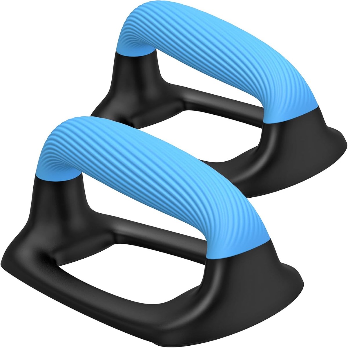 Push-up bars, push-ups stands, anti-slip zachte kunststof push-up handgrepen, onderkant anti-slip pad, krachttraining apparatuur, perfect voor vloertraining