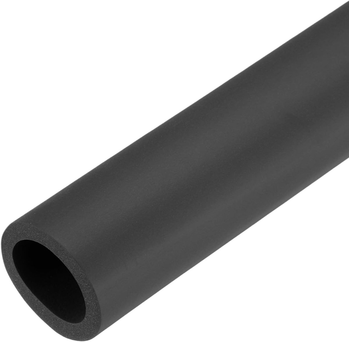 Buisisolatie schuim, diameter 26,5 mm isolatiedikte 5 mm verwarmingsbuisbekleding voor fitnessapparatuur, buizen, handgrepen (Zwart)