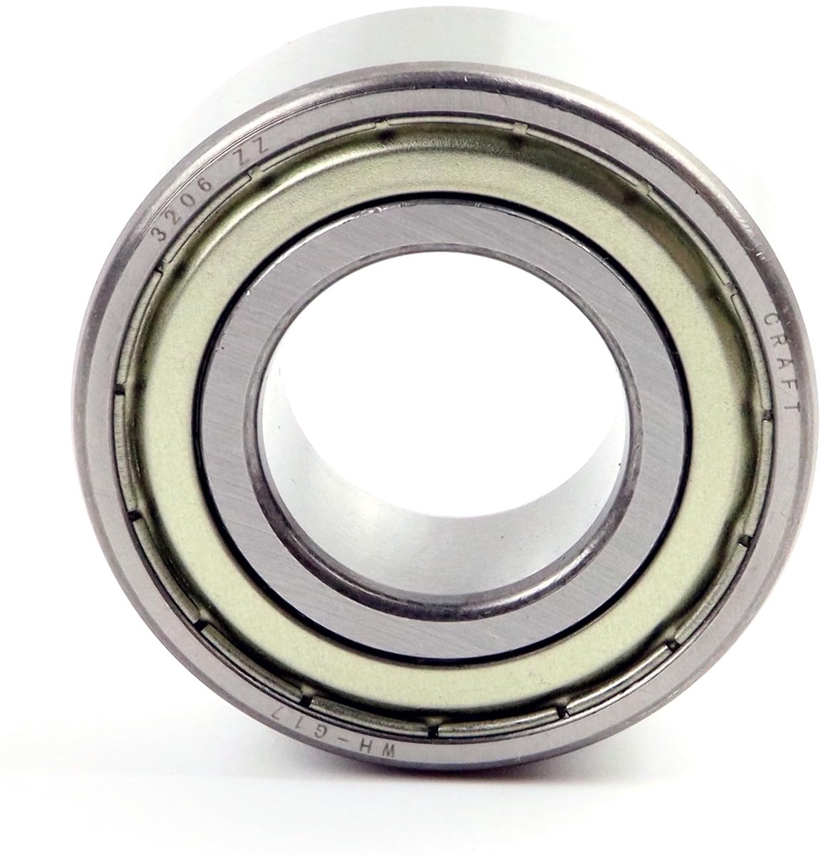 kogellager 3206/5206 2Z 30 x 62 x 23,8 mm, DIN 628, dubbele rij, wrijvingsarm, afgedicht lager voor radiale en axiale belastingen, ideaal voor industriële en