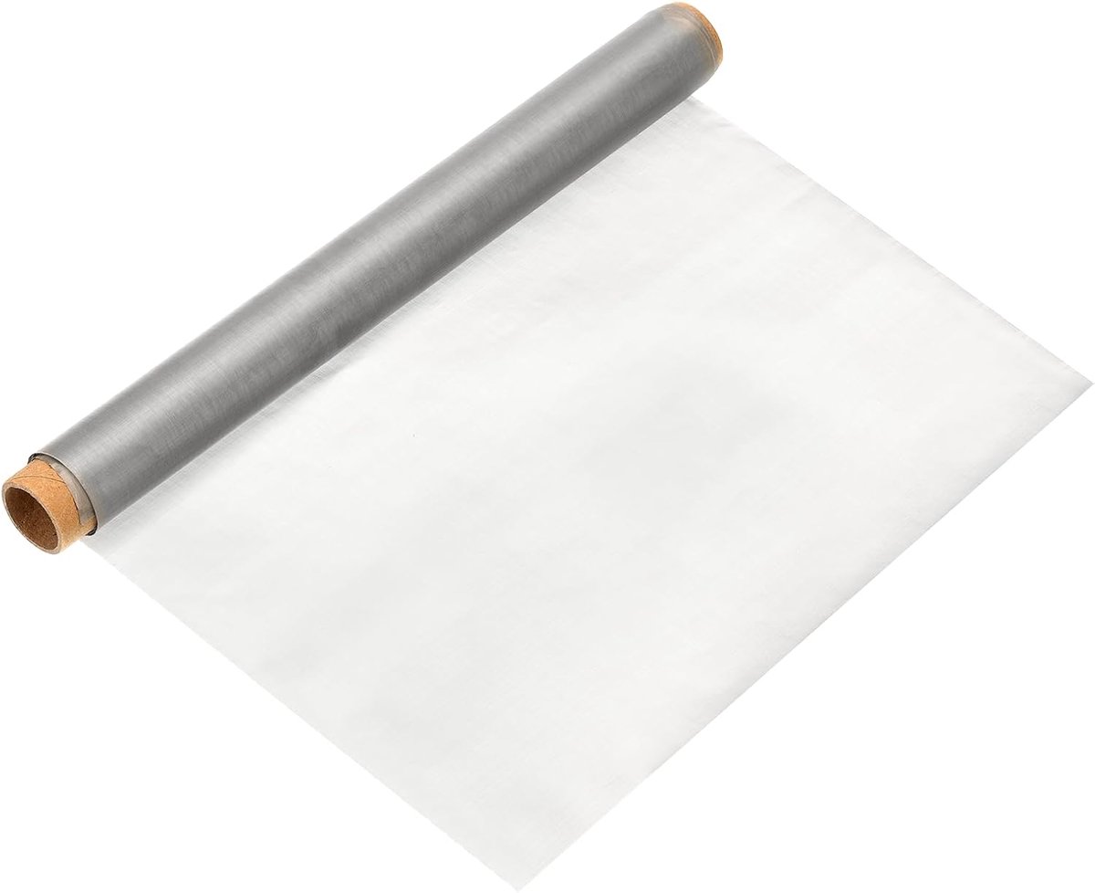 304 roestvrij stalen draadgaasscherm, 300 gaas geweven luchtventilatiefiltergaas hard en hittebestendig gatvulling voor kooi tuinraam 30 x 100 cm (11,8 x 39 inch)