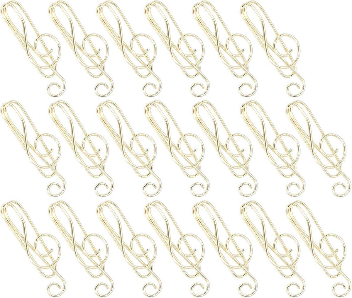 Paperclips - Muzieknoten - 20 Stuks - Creatieve Metaal - Geschikt voor Bookmarking - SnelShoppen