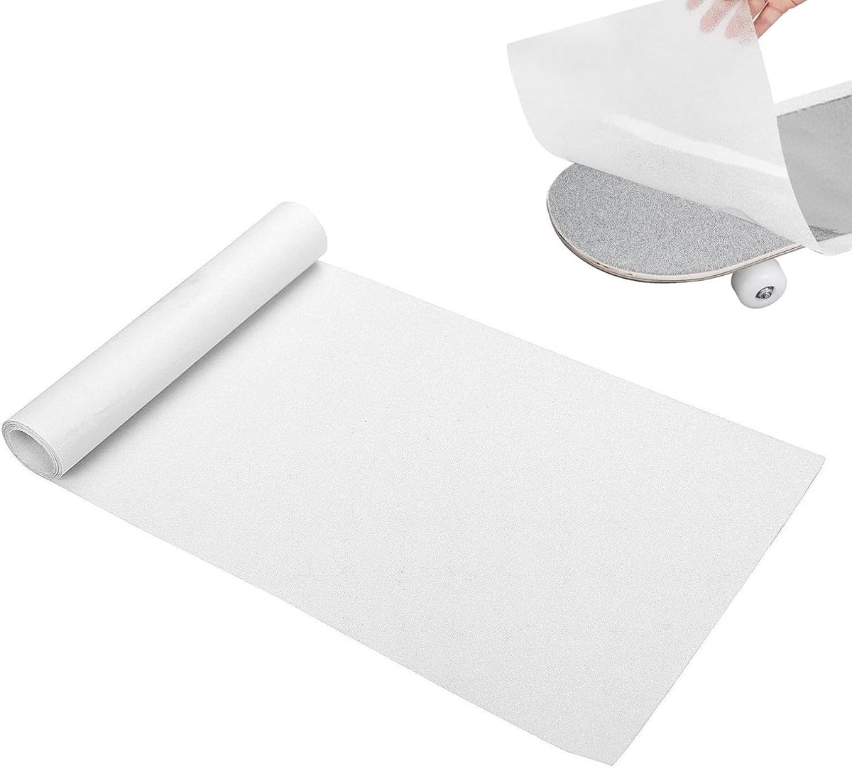Skateboard grip tape 33x9 inch - transparant - anti-slip en waterproof - perfecte grip voor skateboarders - SnelShoppen