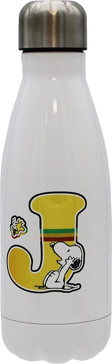 Drinkfles 550ml - roestvrij staal - hermetische sluiting - ideaal voor onderweg - SnelShoppen