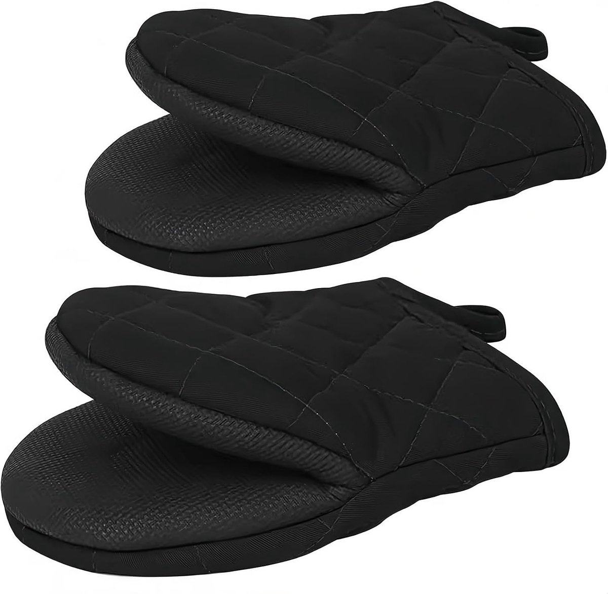 Ovenwanten 260°C - Korte hittebestendige wanten - Antislip siliconen oppervlak - Bescherming tegen hitte - SnelShoppen