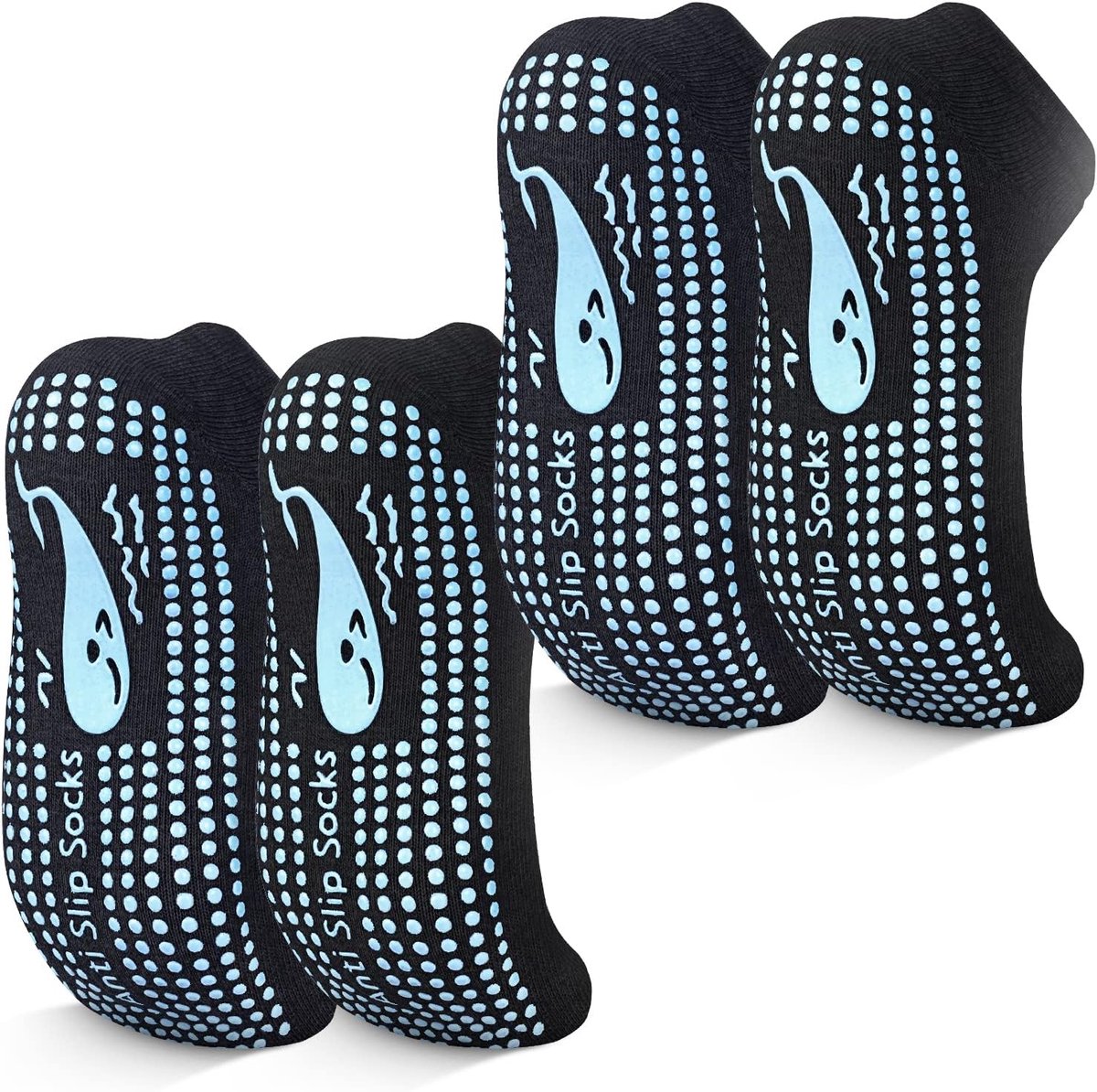 Yoga Sokken 2-4 Paar - Antislip - Voor Yoga en Pilates - Verbeter jouw grip - SnelShoppen