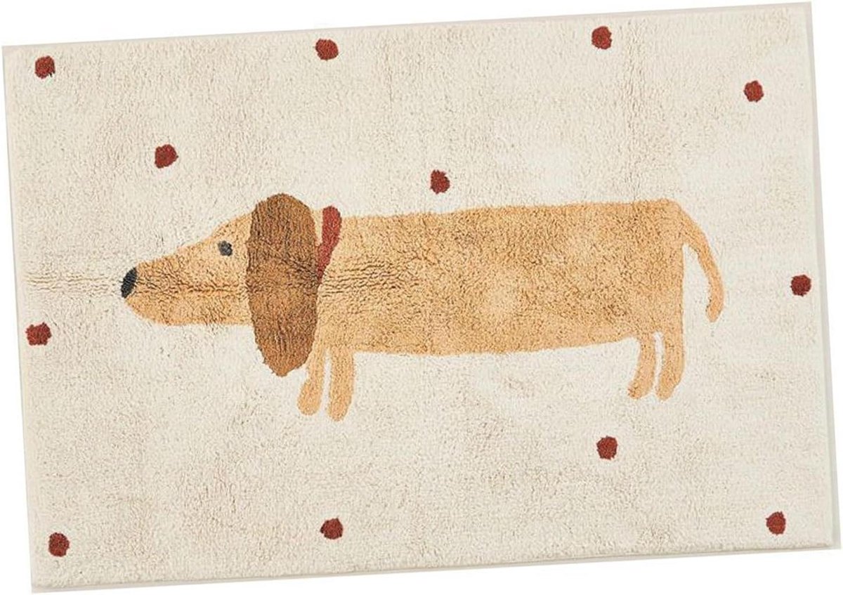Nachtkastje Mat - Speelkleed Kruipmat - Kinderkamer Inrichten - Zacht Imitatiekasjmier - 40x60 cm - Niet gespecificeerd