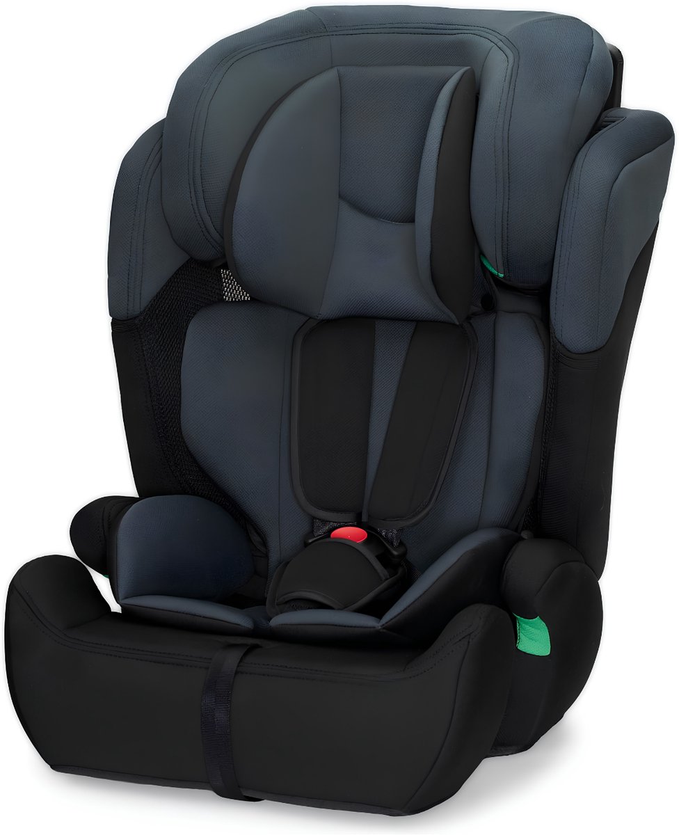 Lìon® Autostoel - Maximaal Gewicht 36kg - Kinderzitje Auto - Kinderstoel Auto - Zwart - 48cm x 44cm x 60cm