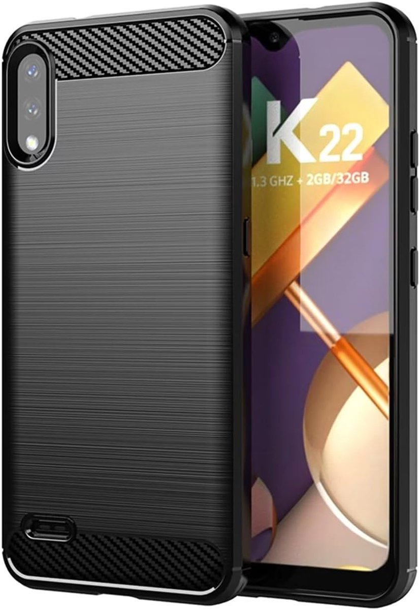 Mobiel hoesje LG K22/K22 Plus/K22+ - Ultra dun TPU - Schokabsorberend - Lichtgewicht bescherming - ShopVlot
