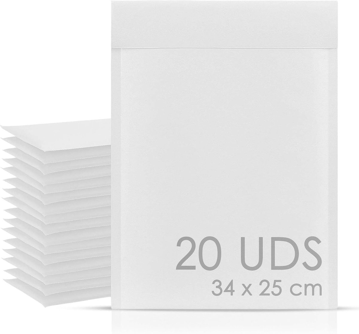 Enveloppen 25 x 34/6 - vintage cellulose met zelfklevende strip - robuust en recyclebaar - ideaal voor verzending - ShopVlot
