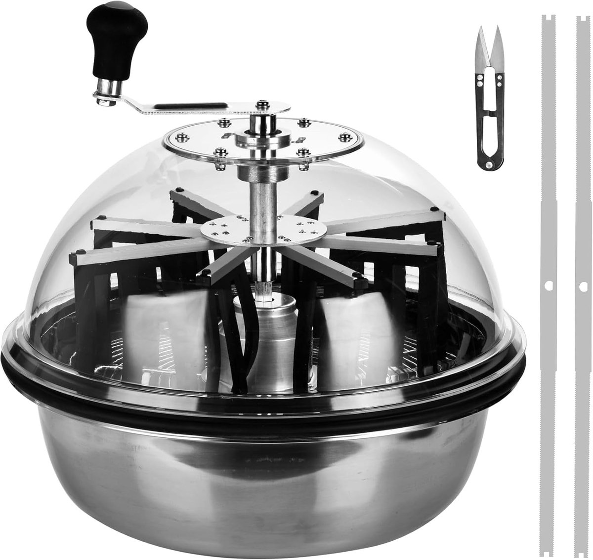 Bowl trimmer 33 cm - roestvrijstalen messen - verbeterde versnellingen - efficiënte trim voor plantknoppen - ShopVlot