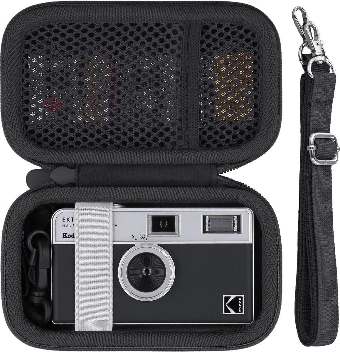 Hard case voor Kodak Snapic A1/EKTAR H35/H35N - zwart - moderne uitstraling - veilige opslag - ShopVlot