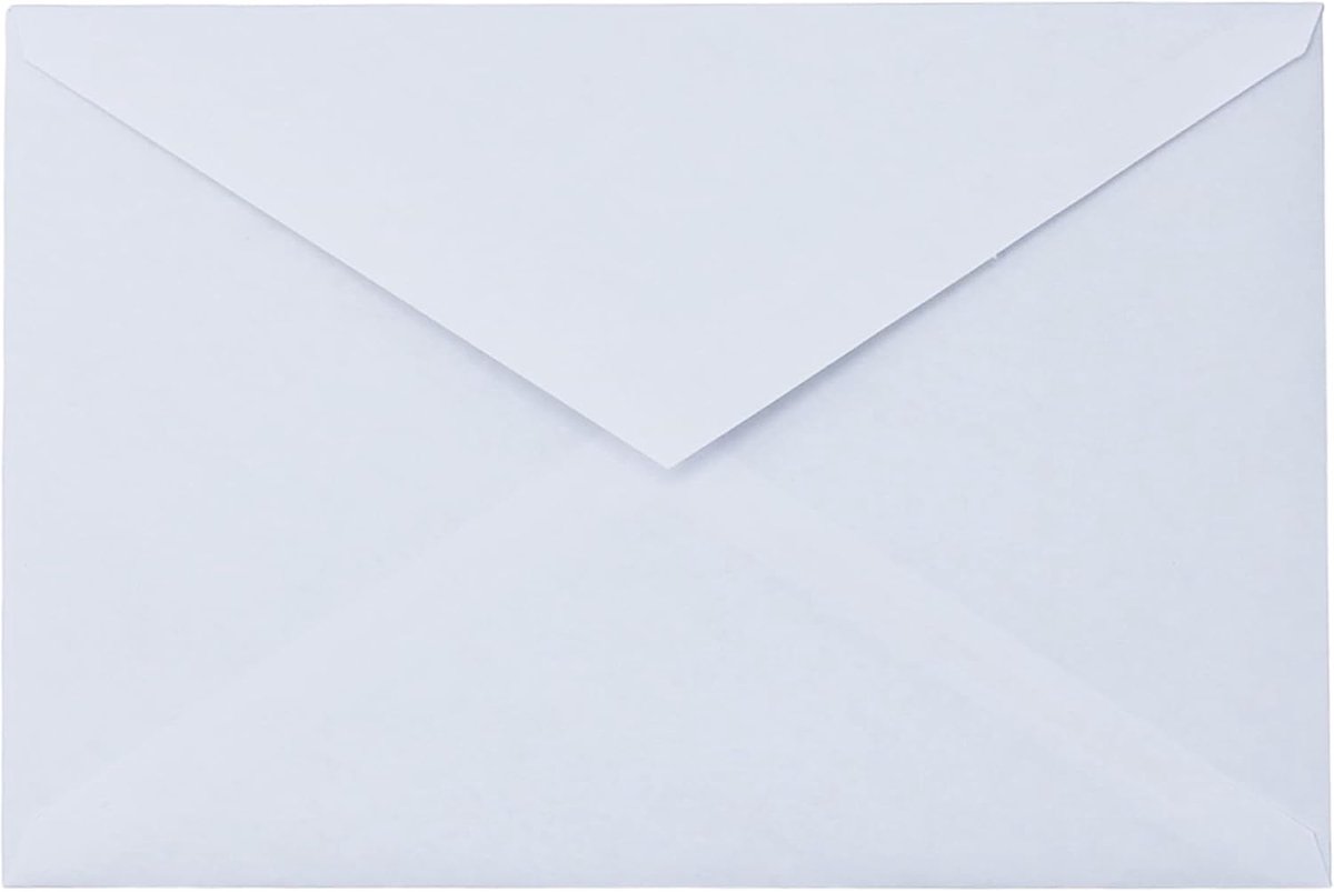 Enveloppen set C6 18 x 12 cm - witte enveloppen - zelfklevend - voor brieven en documenten - ShopVlot
