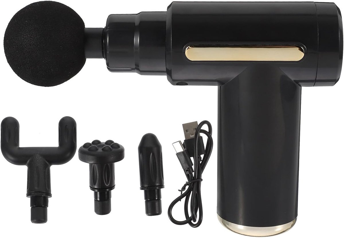 Lichaamsspiermassageapparaat 6 niveaus - hoogfrequente dieptemassage - draagbaar trilmassageapparaat - ShopVlot