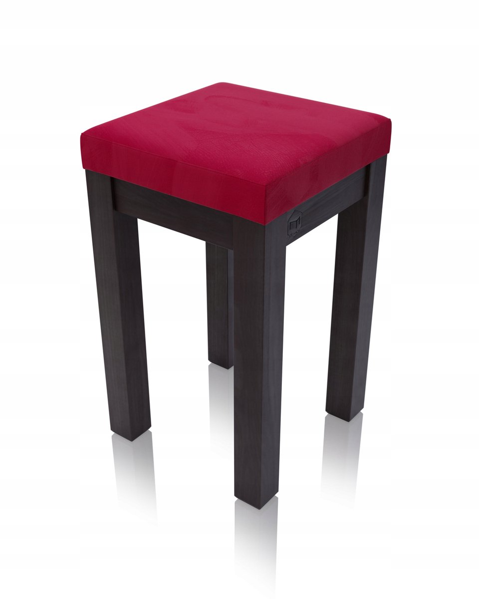 Ergo Keukentabouret Wenge Gestoffeerd - Massief Beukenhout